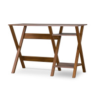 Baxton Studio SD-09-Oak Crossroads Writing Desk